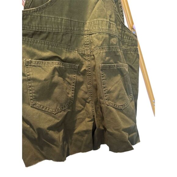 Tinseltown Women's Green Denim Overalls Size XS Adjustable Straps - Picture 9 of 13